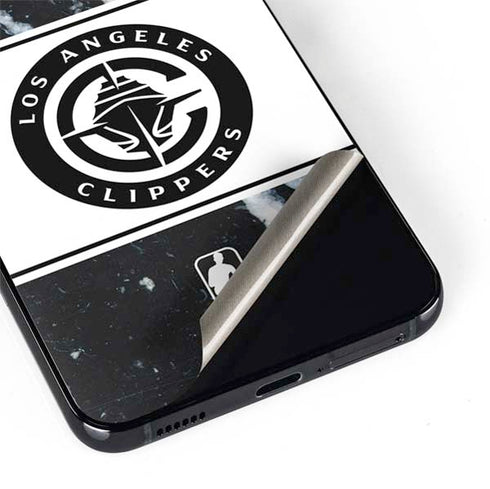 NBA LA Clippers Marble Galaxy S22 Plus Skin